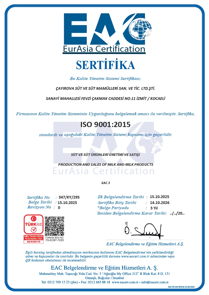 Çayırova Süt ve Süt Ürünleri